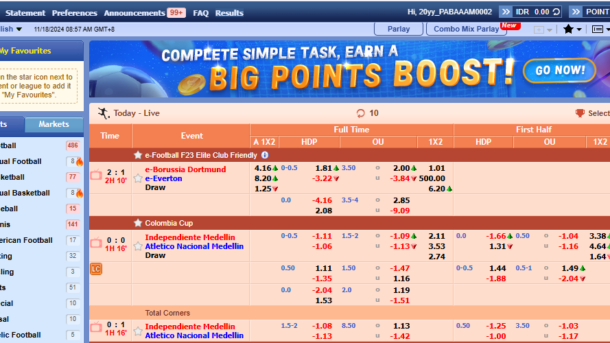 Link Resmi Bandar Bola Online Sbobet Mix Parlay Terpercaya Indonesia
